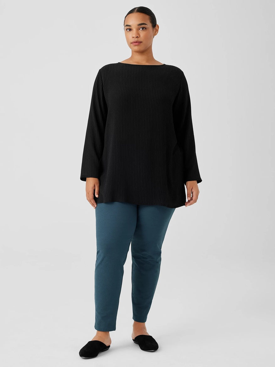 Eileen Fisher Slim Ankle Stretch Crepe-Alpine