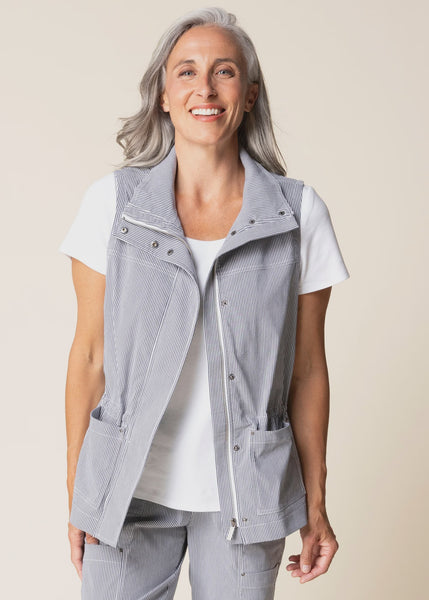 Habitat Cool Tech  Layering Vest-Stripe