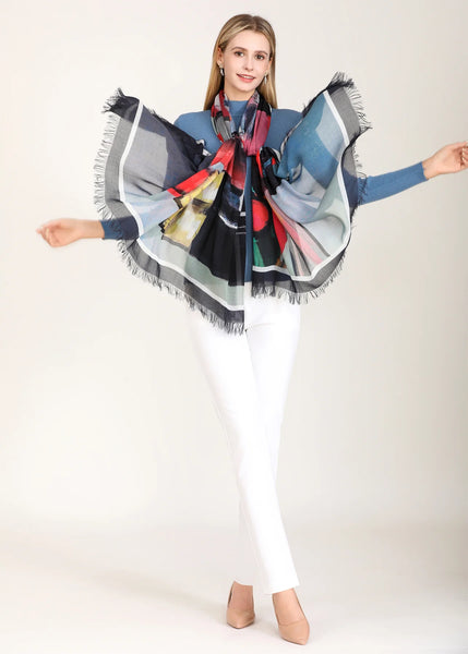 Love's Pure Light Silk Modal Shawl-Take Your Place at the Table