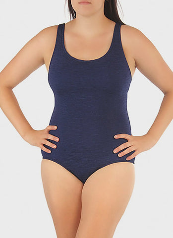 Penbrooke Cross Back Crinkle-Navy