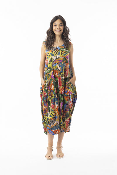 orientique cotton dresses Cotton Dress Patch Selaron Azure Beach and Resort Wear