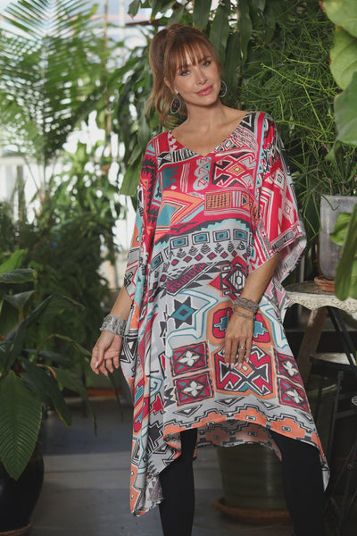 KikiSol One Size Midi Kaftan-Urban Guatemala