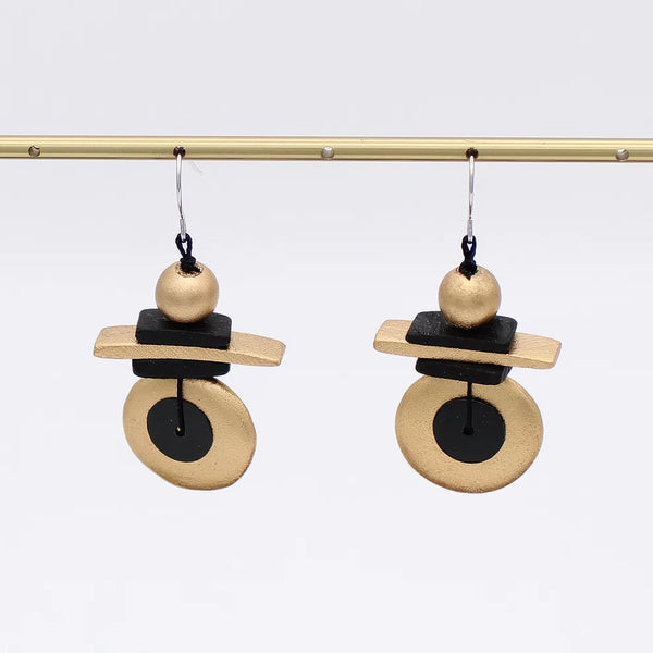 Sylca Assuta Earrings-Gold