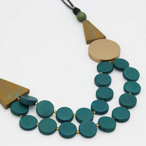 Sylca Teal Scarlett Multi Strand