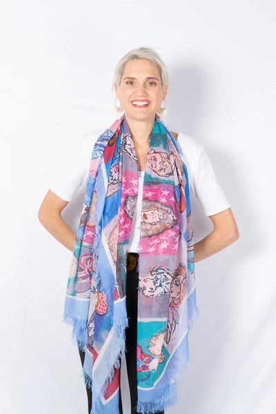 Love's Pure Light Silk Modal Shawl-Ways to Wear a Scarf