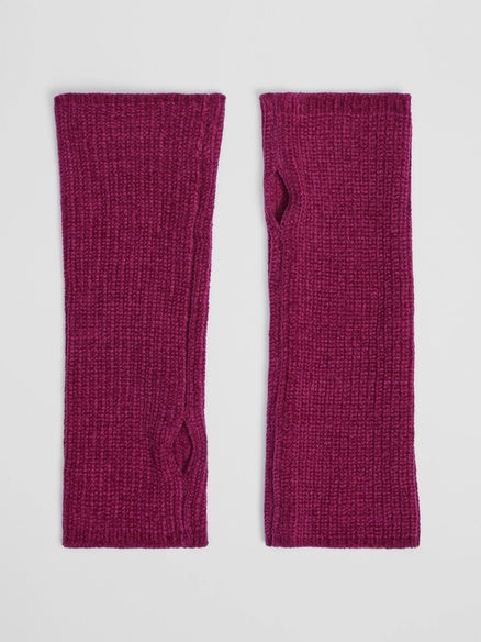 Eileen Fisher Organic Cotton Chenille Glovettes -Roseberry