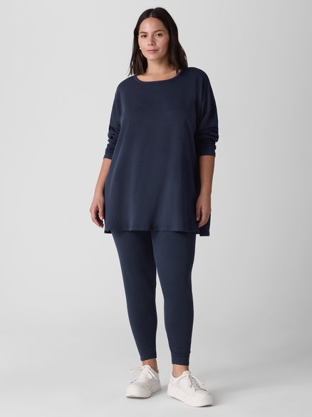 Eileen Fisher Cozy Hug Round  Top-Ink