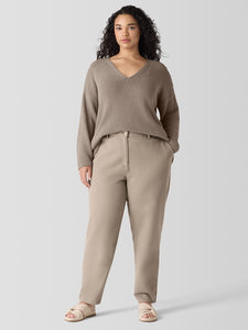 Eileen Fisher Garment Dyed Utility Tapered Pant-Reed