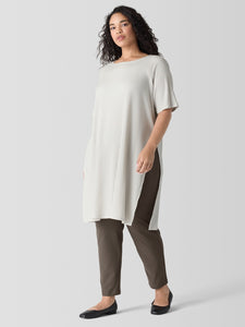 Eileen Fisher Stretch Crepe Ankle Pant -Wren