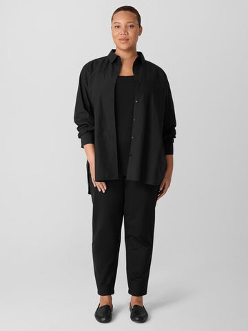 Eileen Fisher Ponte Slim Leg Pant- Black