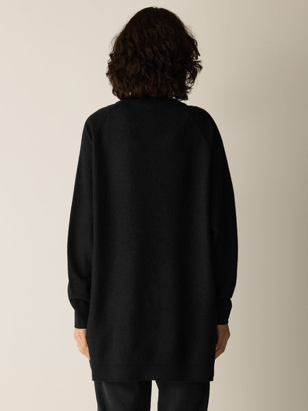 Eileen Fisher Felted Wool Long Cardigan/Regenerative Wool