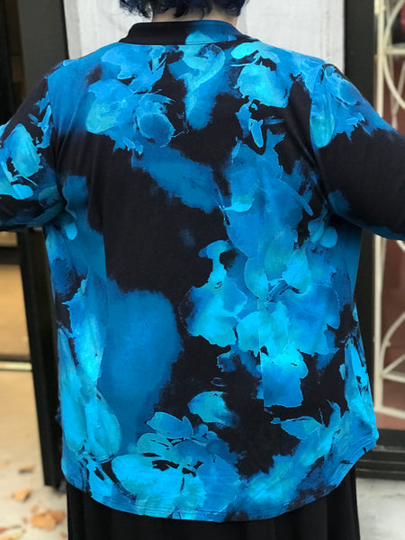 Blue Sky Debbie Long Sleeve-Blue Space