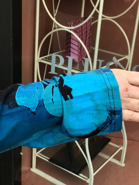 Blue Sky Debbie Long Sleeve-Blue Space