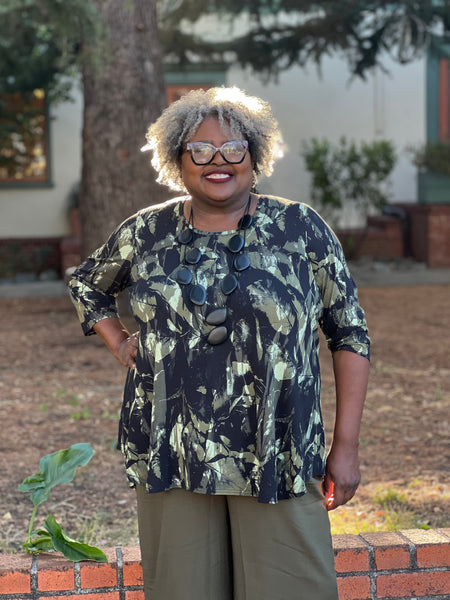 Blue Sky Jazz Tunic Khaki Oak