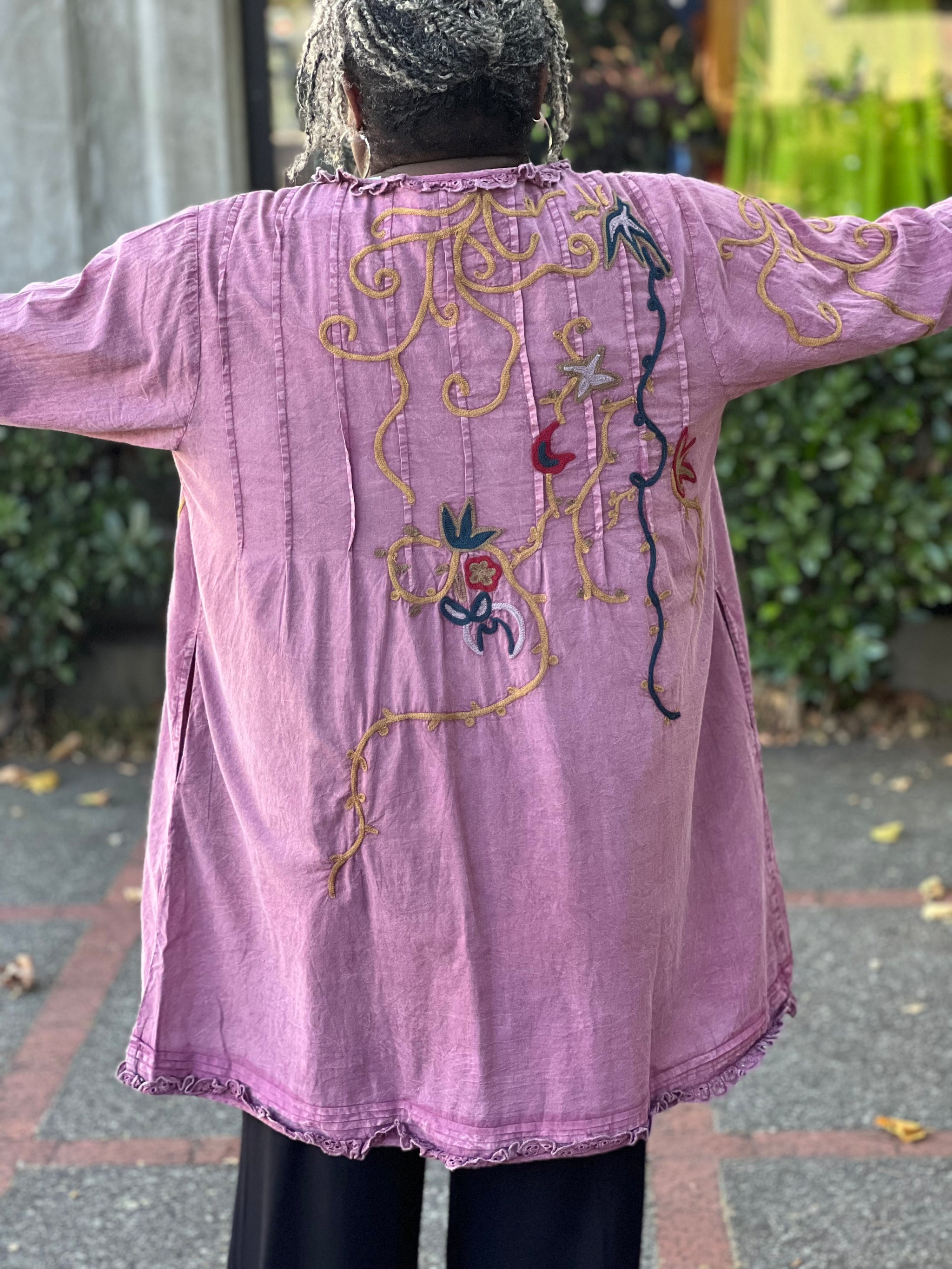 【Eaphi】PATCHWORK EMBROIDERY LACE JACKET PATCHWORK EMBROIDERY LACE JACKET