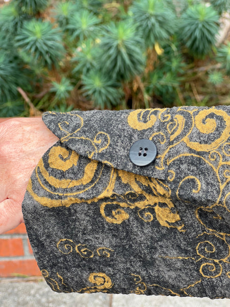 Habitat Pucker Weave Museum Jacket-Black