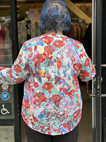 Jess and Jane Mandarin Collar Blouse-Prima