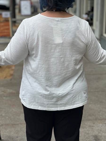 Kleen 3/4 Sleeve Round Neck Tee-Laundered