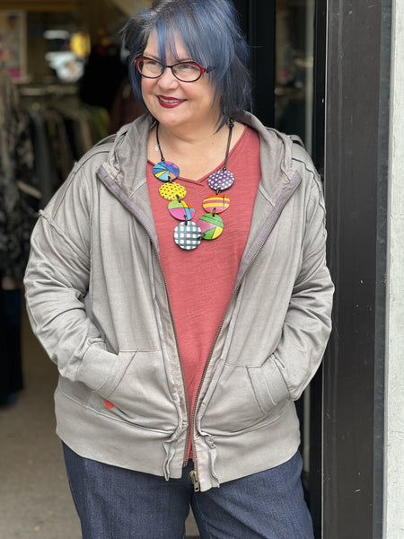 Caite Kasia Hoodie-Grey