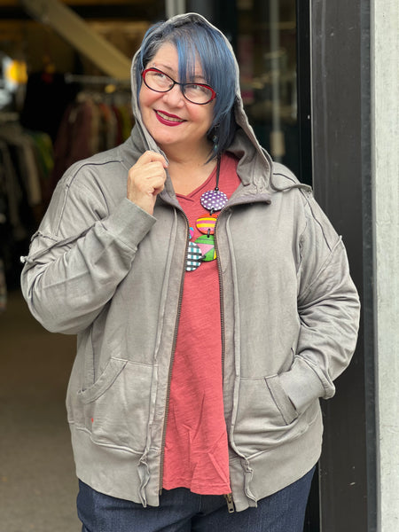 Caite Kasia Hoodie-Grey