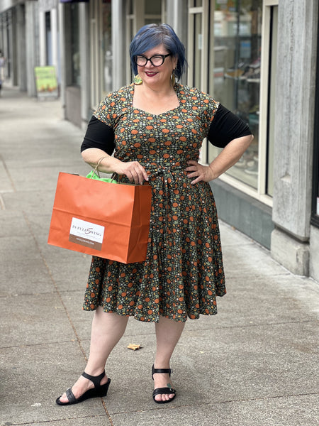 Effie's Heart Hedy Cap Sleeve Dress-Garden Party