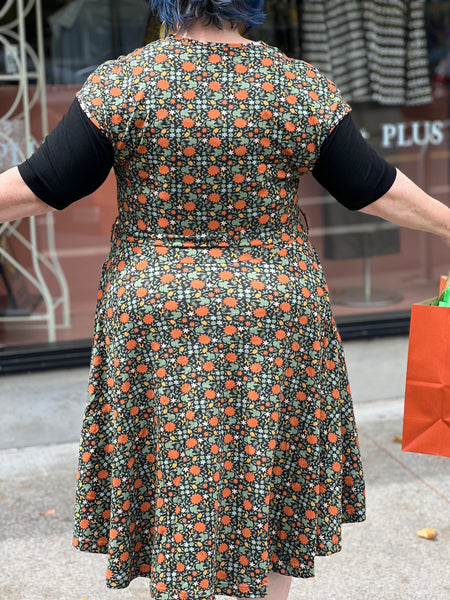 Effie's Heart Hedy Cap Sleeve Dress-Garden Party