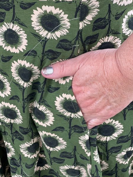 Effie's Heart Sadie Cap Sleeve Dress- Girasole