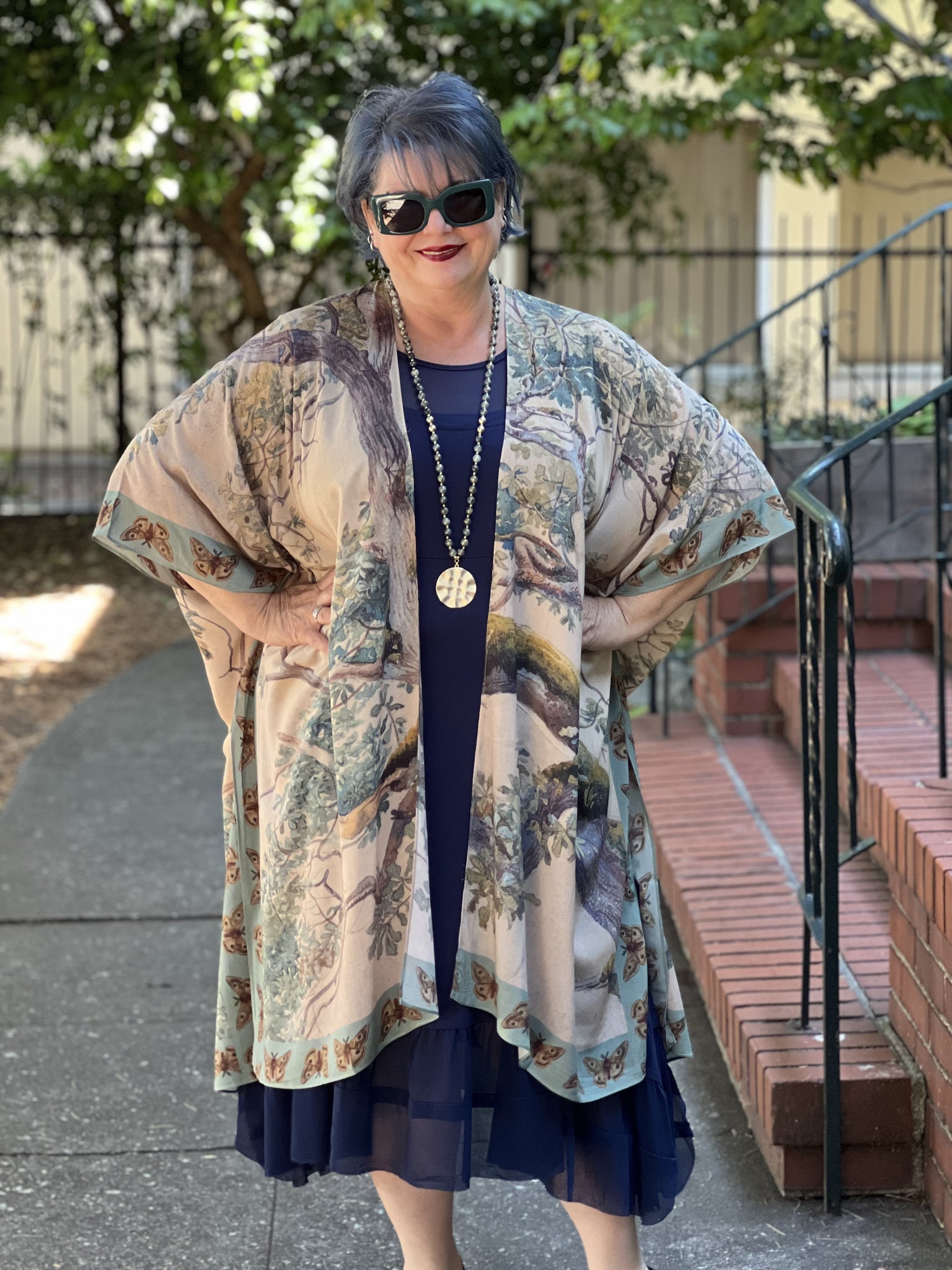 Market of Stars Earth and Sky Bamboo Kimono