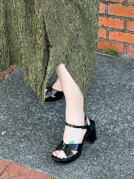 Niche Florence Dress- Green Ridge Stripe