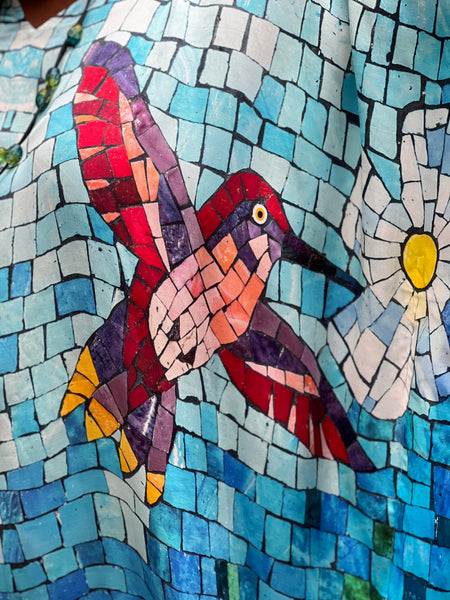 KikiSol One Size Midi Kaftan -Hummingbird