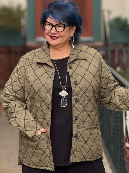 Habitat Cozy Quilt Chloe Jacket- Lichen