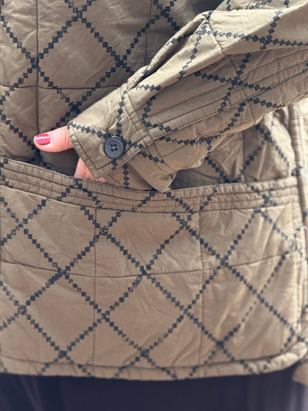 Habitat Cozy Quilt Chloe Jacket- Lichen