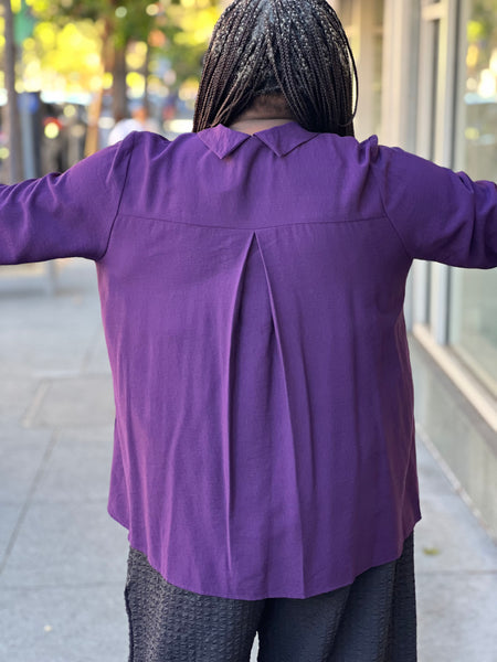 Niche Canyon Blouse - Aubergine