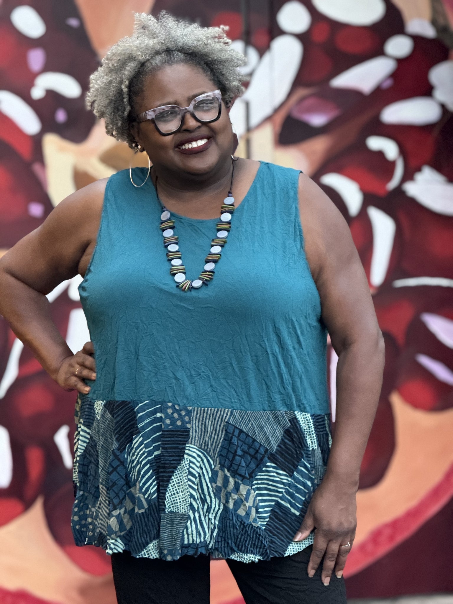 Chalet Sophia Tank- Emerald Hash