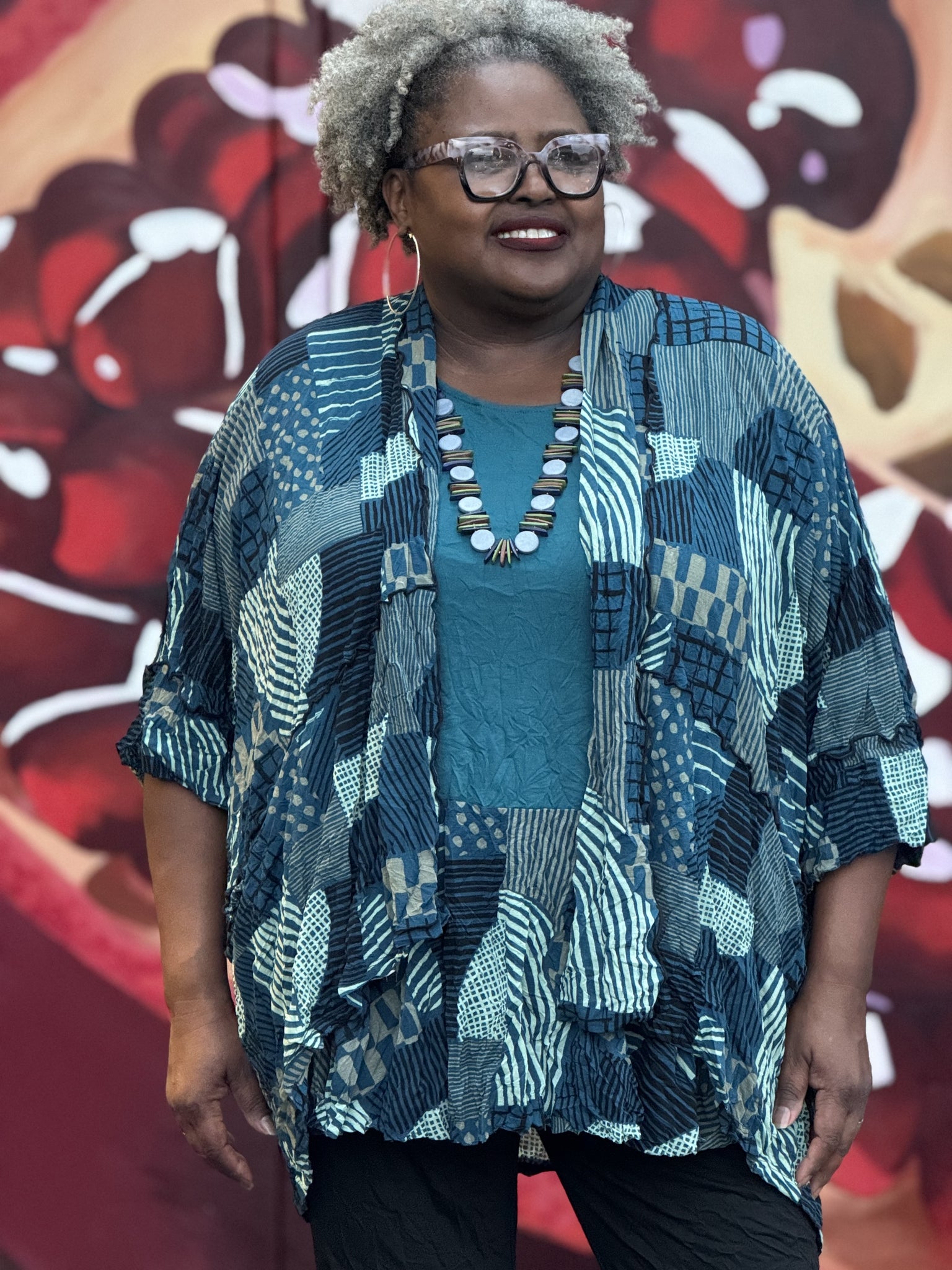 Chalet Haven Cardi- Emerald Hash