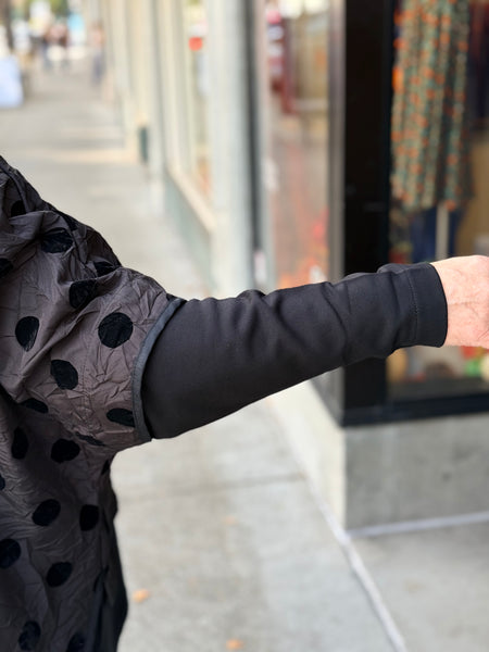 Gershom Bram Diva Zip Jacket-Black Dot