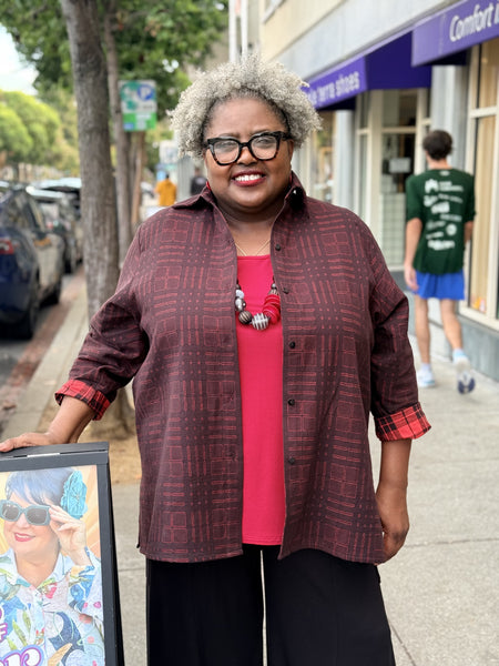 Christopher Calvin Shirt Jack- Red/Black