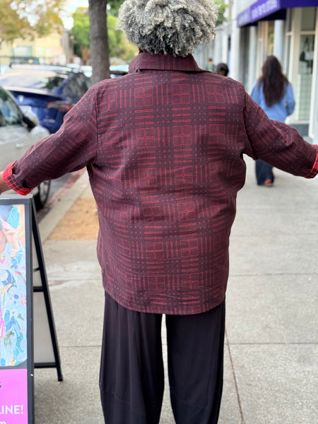 Christopher Calvin Shirt Jack- Red/Black