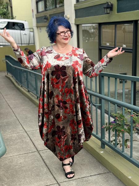 KZ Designs Star Dress-Velvet Flower