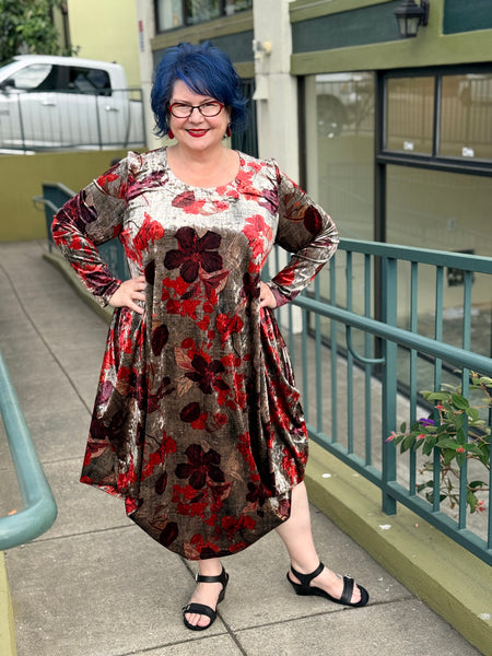 KZ Designs Star Dress-Velvet Flower