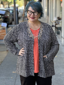 Habitat Travel Dots Open Front Cardigan