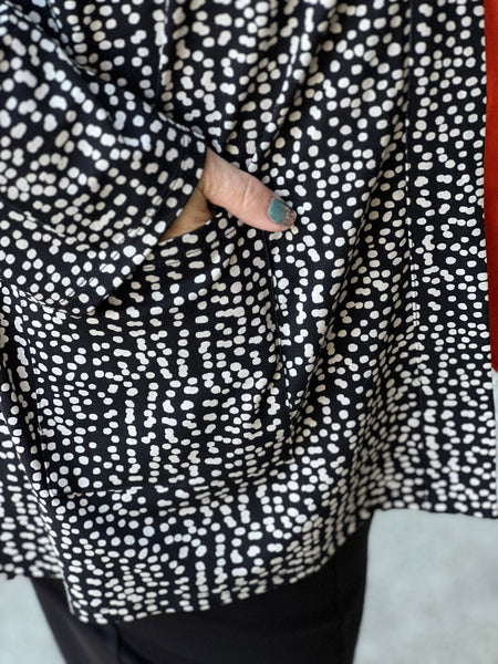 Habitat Travel Dots Open Front Cardigan