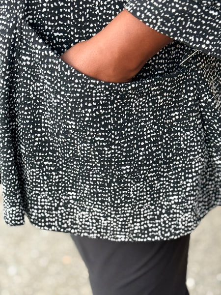 Sydney Project Knitted Jacquard Button Brooke Jacket