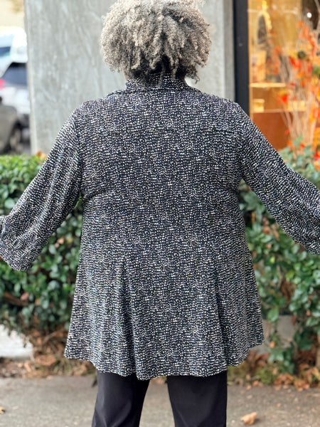 Sydney Project Knitted Jacquard Button Brooke Jacket