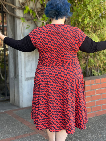 Effie's Heart Hedy Cap Sleeve Dress-Rooster