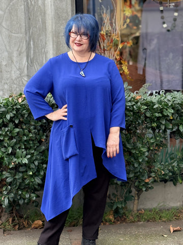 Sydney Project Asymmetrical Tunic- Royal