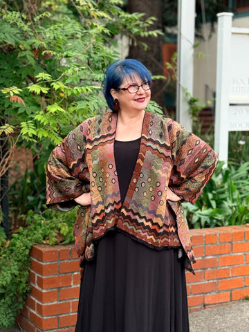 Rapti Reversible Cashmere Ruana-#32