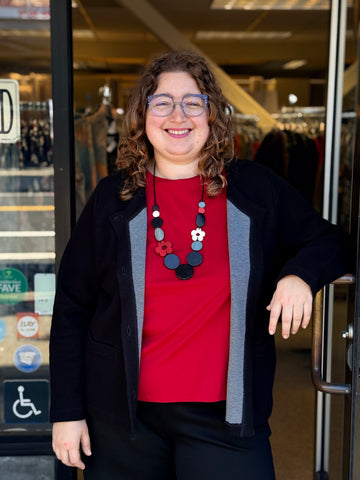 Eileen Fisher Doubleknit Cotton Round Neck Jacket