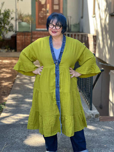 Shannon Passero One Size Deirdre Cardigan-Wasabi