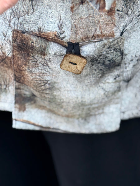 Jess and Jane Brushed Knit Tunic Top -Daydream